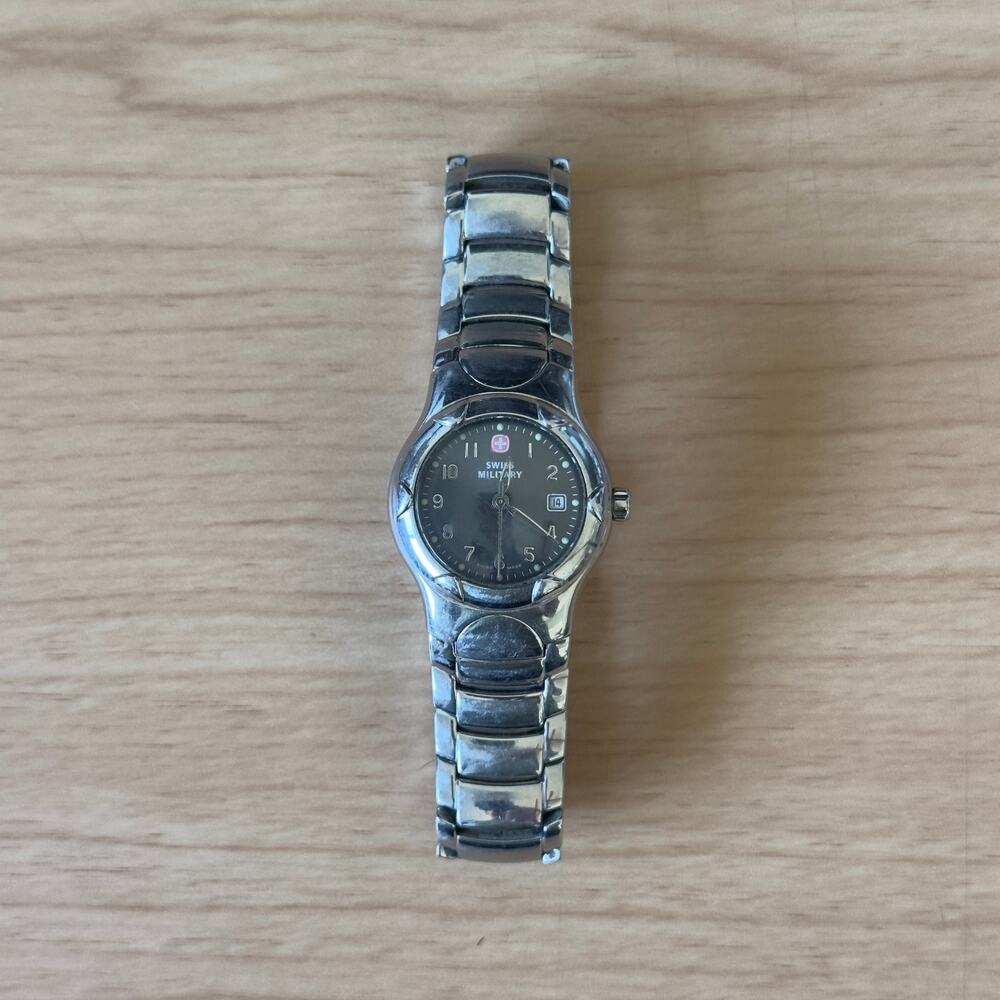 Wenger Swiss Military Black Dial Date Watch